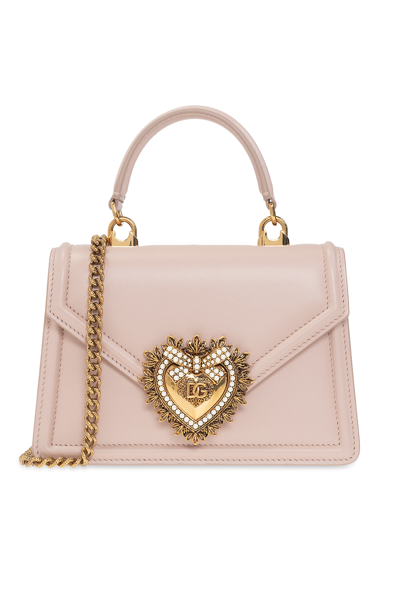 Pink 'Devotion Small' shoulder bag Dolce & Gabbana - Vitkac